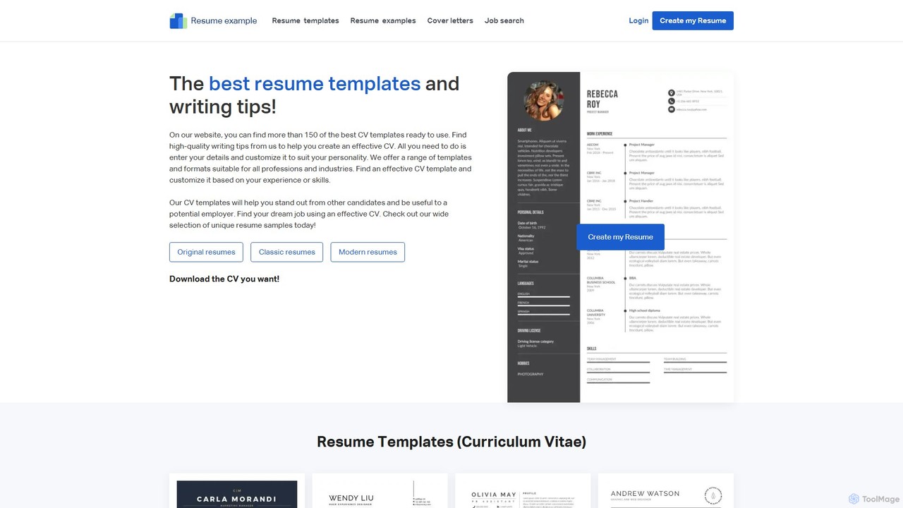 Resume Example