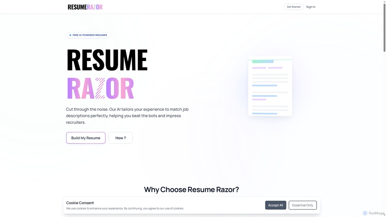 Resume Razor