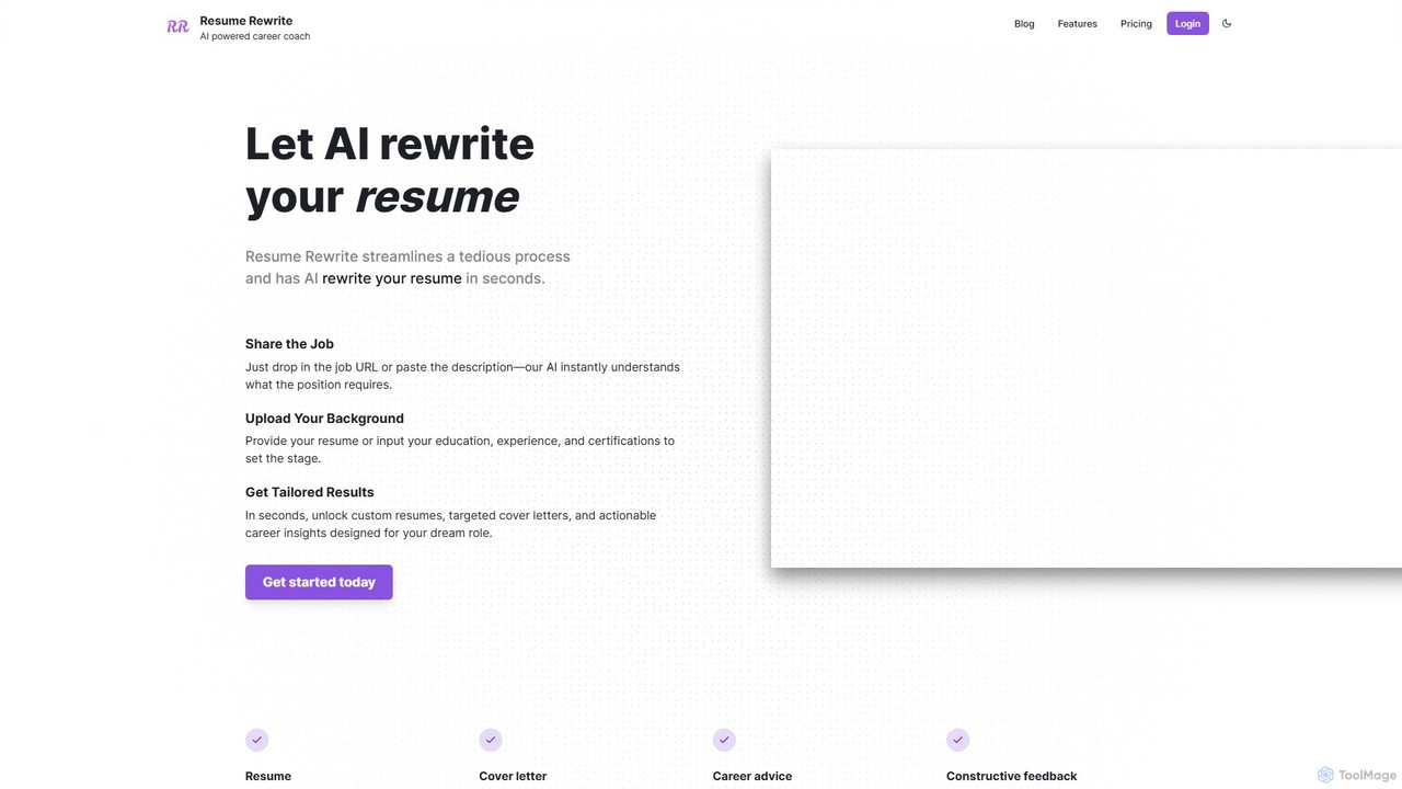 Resume Rewrite