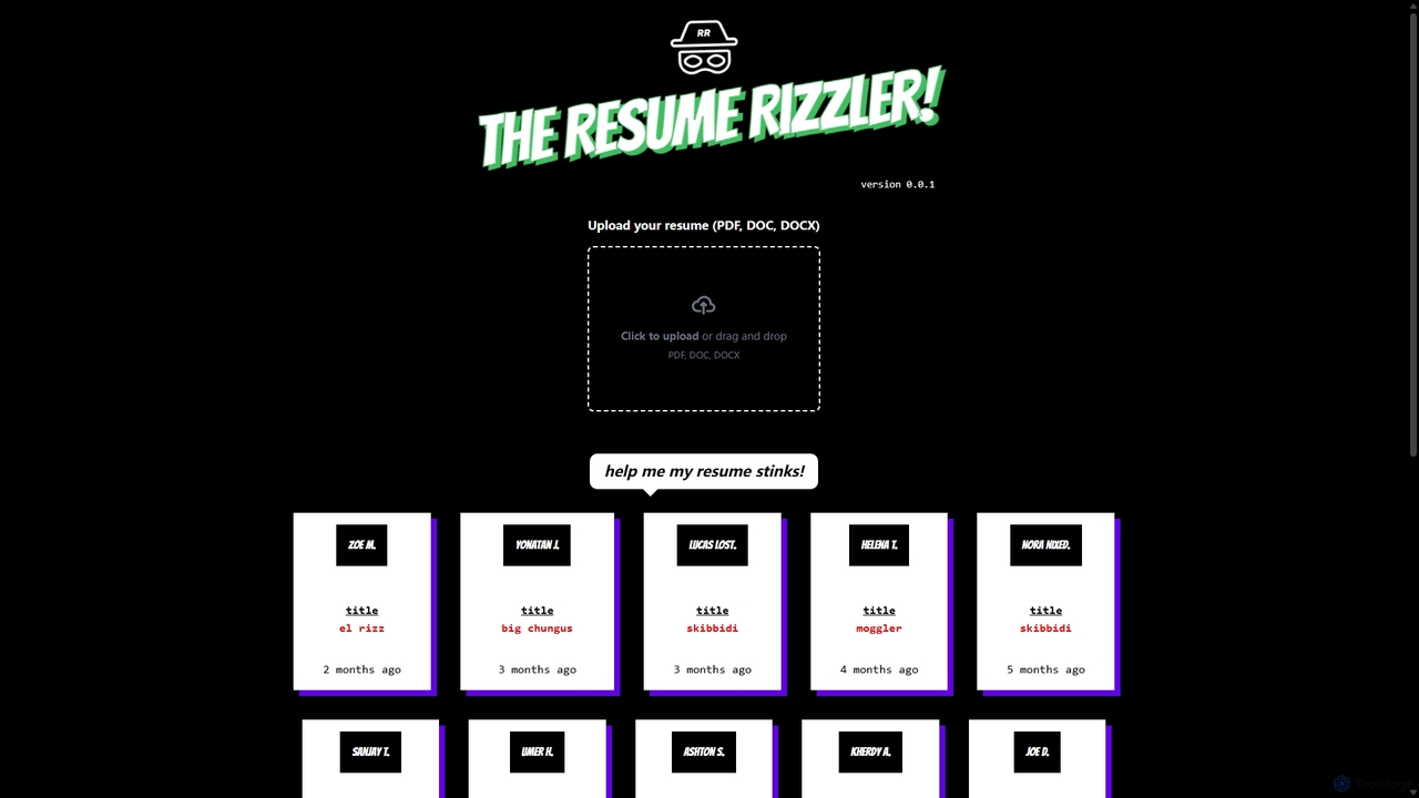 预览图 for Resume Rizzler