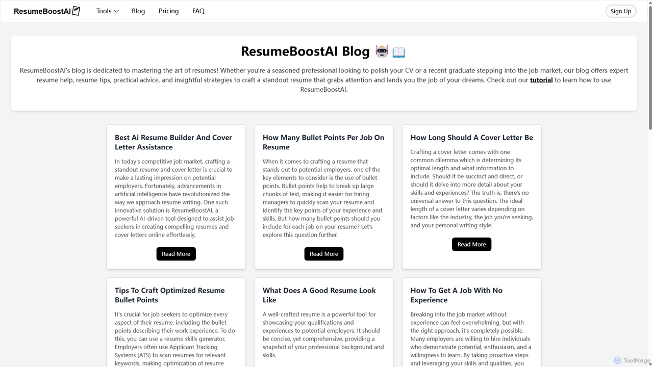 ResumeBoostAI Blog for ResumeBoostAI