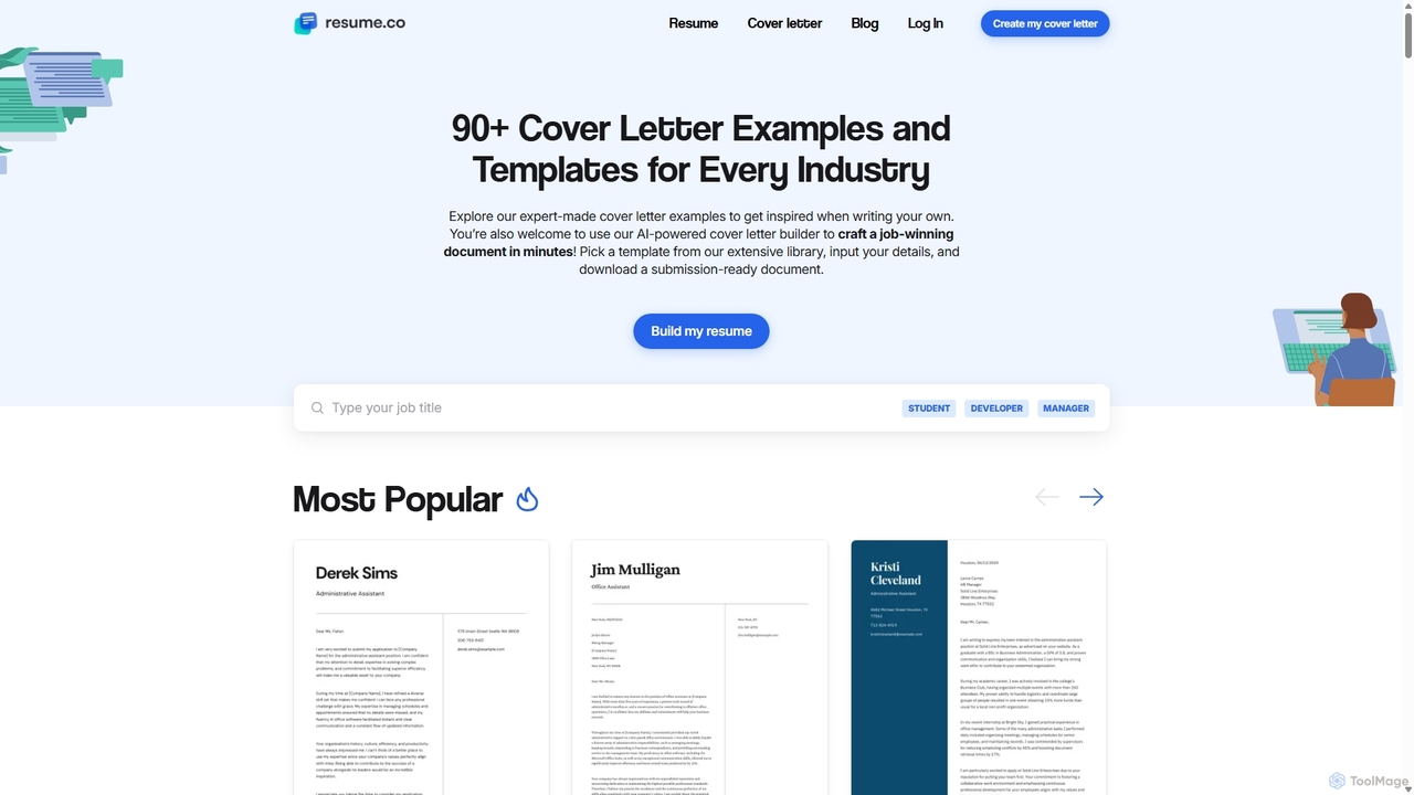 Cover Letter Examples for Your Job Application [2024] for Resume.co