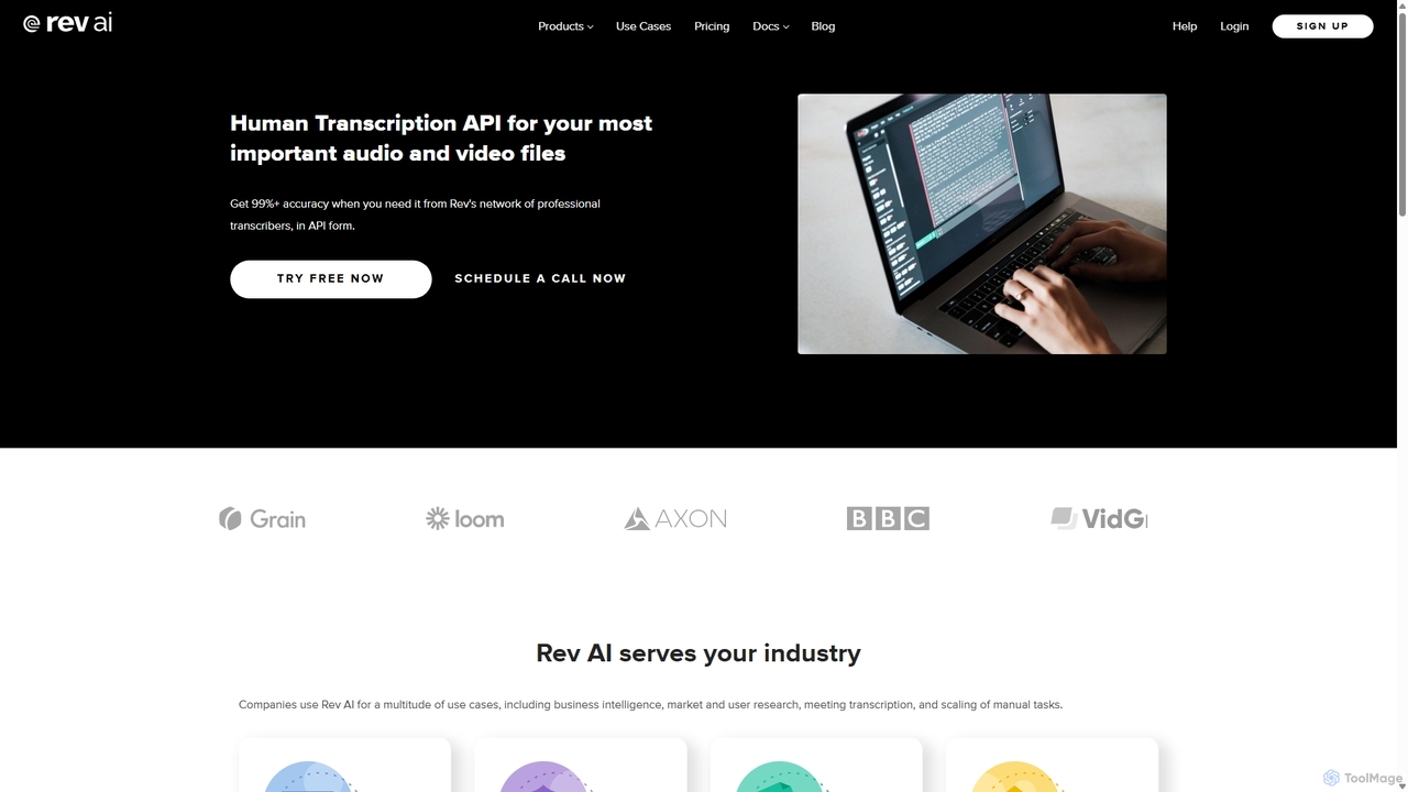 Human Transcription API for your most important audio and video files | Rev AI for Rev AI