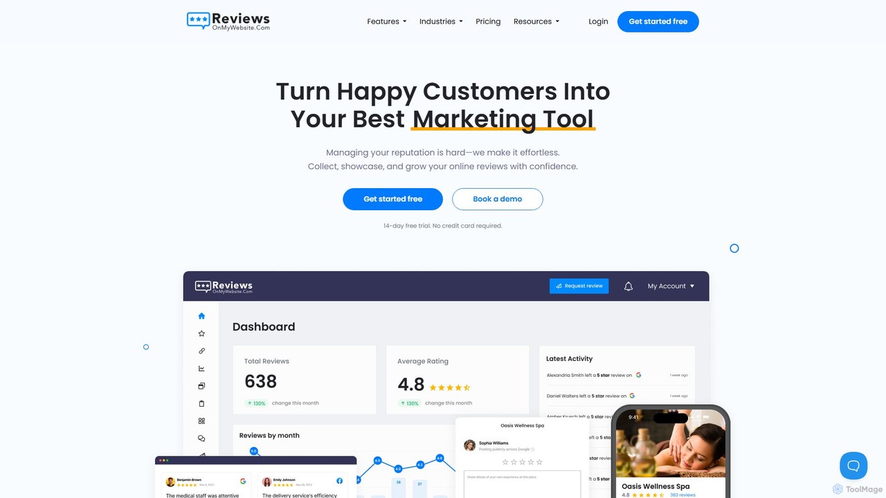 ReviewsOnMyWebsite