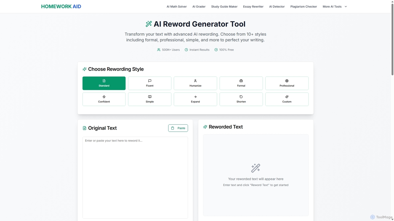 Reword Generator