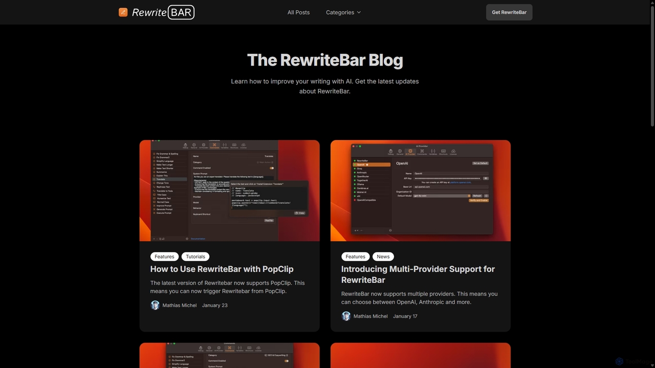 RewriteBar Blog for RewriteBar