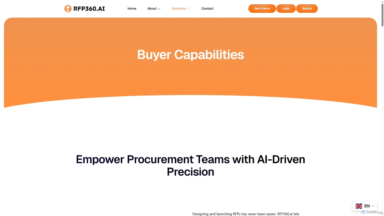 Buyer Capabilities RFP360.ai for Procurement Success for RFP360