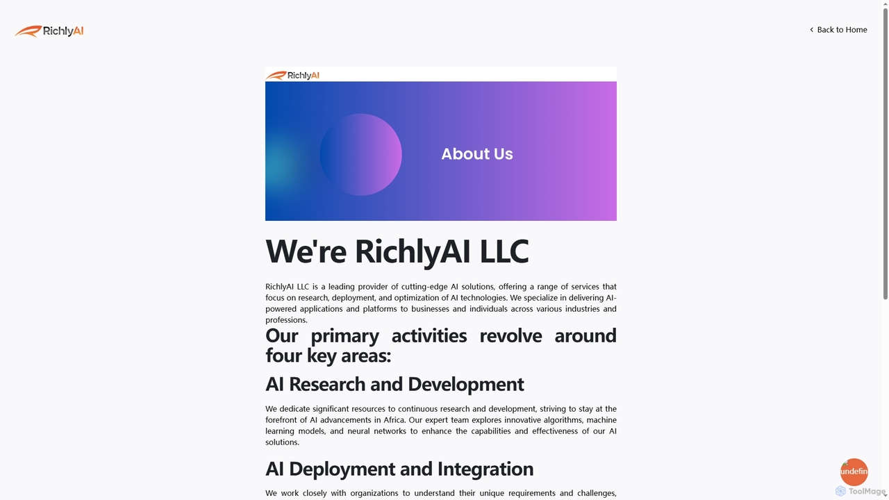 RichlyAI Hub | RichlyAI Hub for RichlyAI