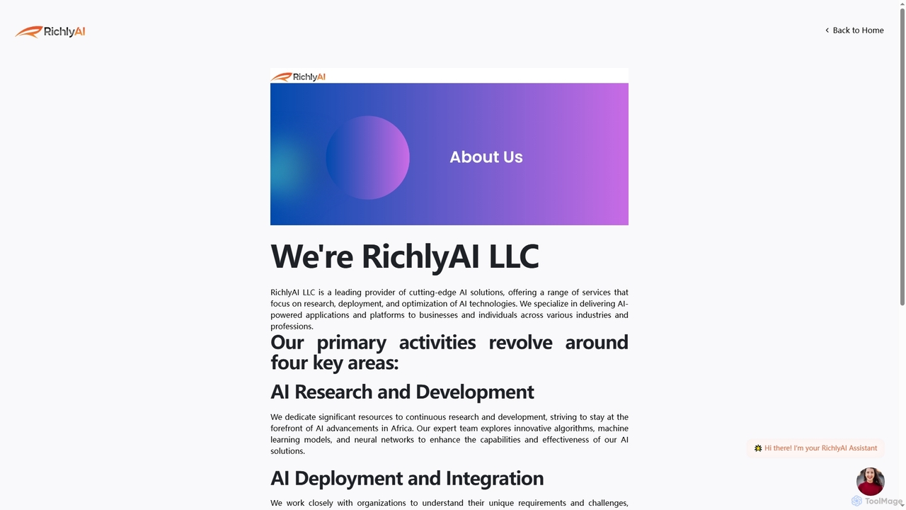 RichlyAI Hub | RichlyAI Hub for RichlyAI