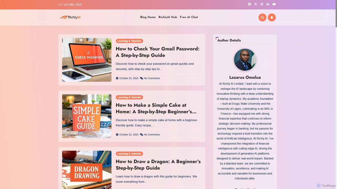 RichlyAI Blog - Nigeria’s No. 1 AI platform for content, image, audio, video, voice, social media, and productive tools for RichlyAI