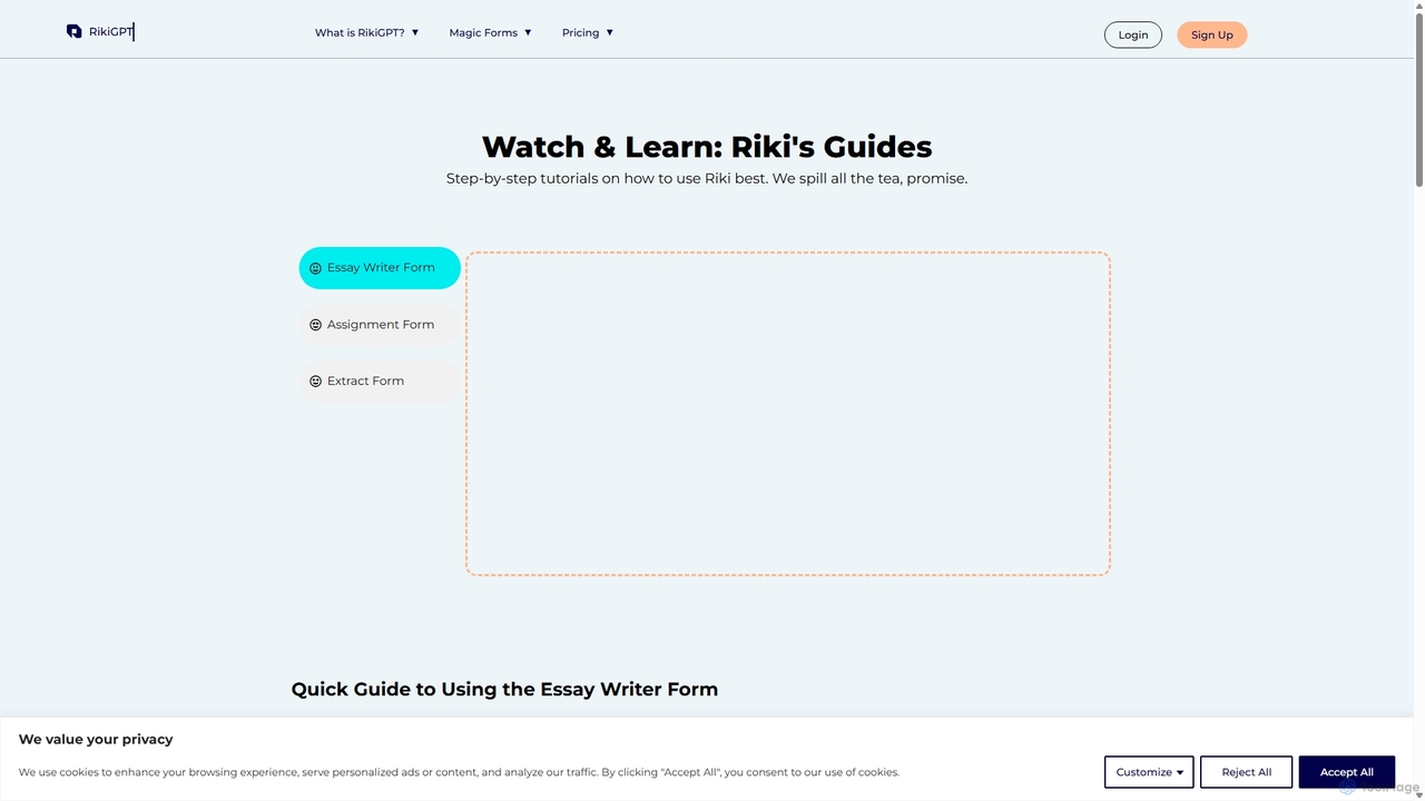 Video Guides | RikiGPT for RikiGPT
