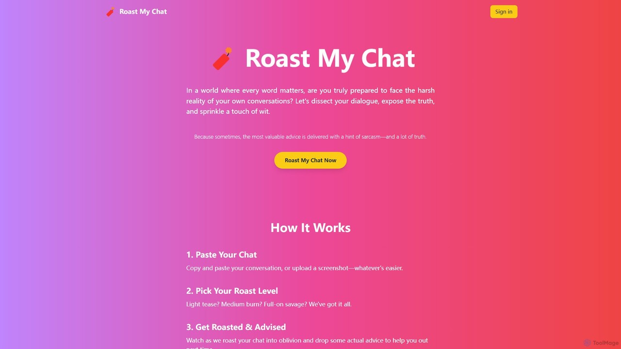 Roast My Chat