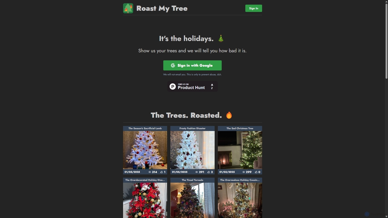 Roast My Tree