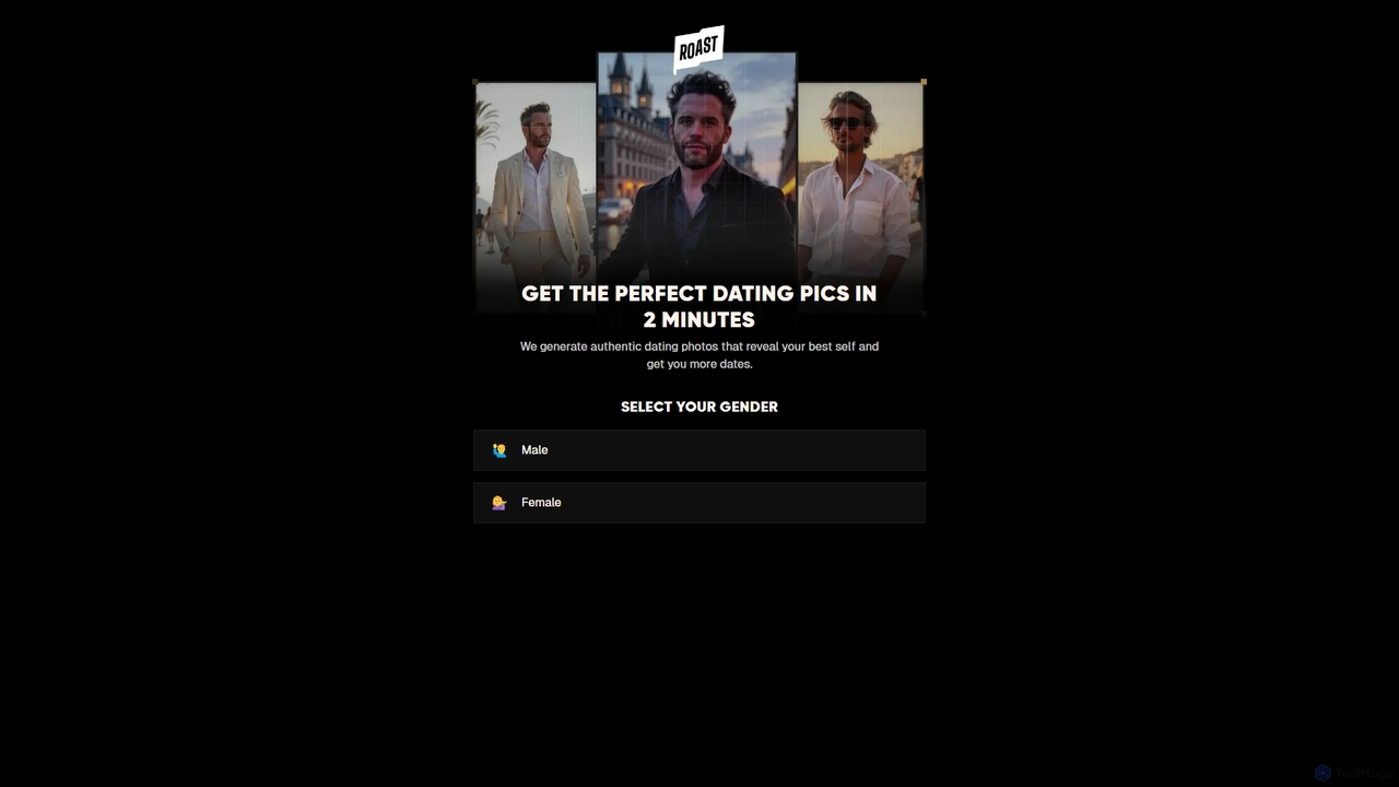AI Photoshoot Dating: #1 AI Dating Photos Generator for ROAST