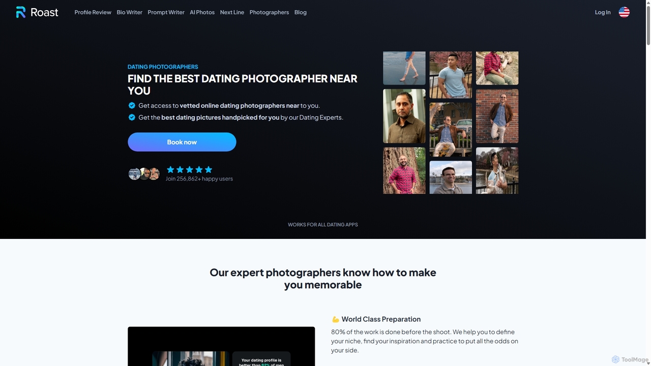 Dating Profile Photographer - Get the best photos for Dating Apps - ROAST for ROAST