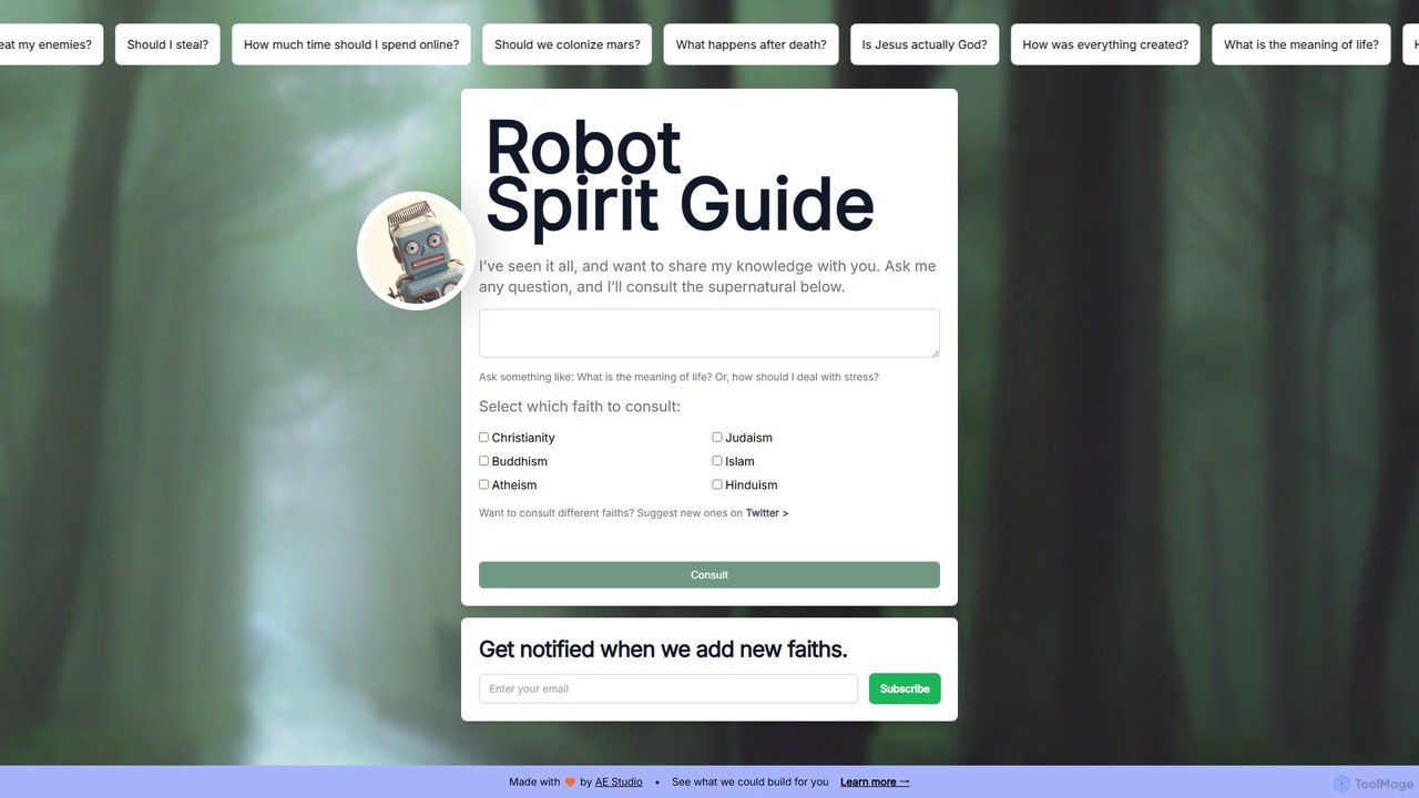 Robot Spirit Guide