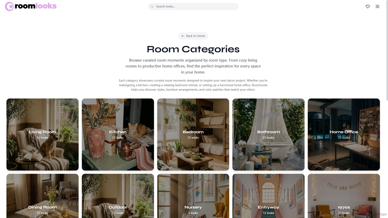 Categories | RoomLooks for RoomLooks