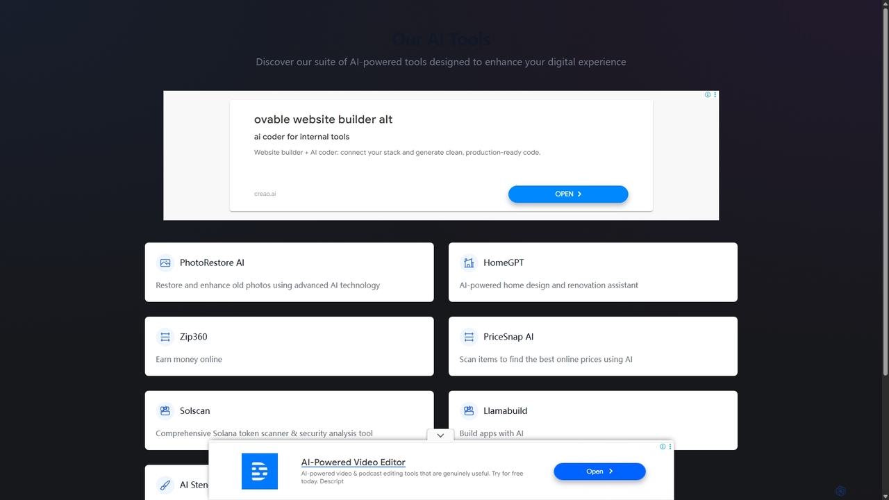 Our AI Tools for RoomsGPT