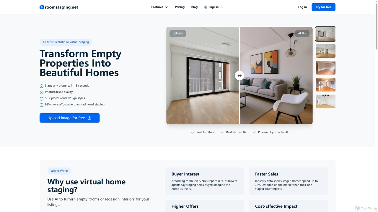 AI Virtual Home Staging | RoomStaging for RoomStaging