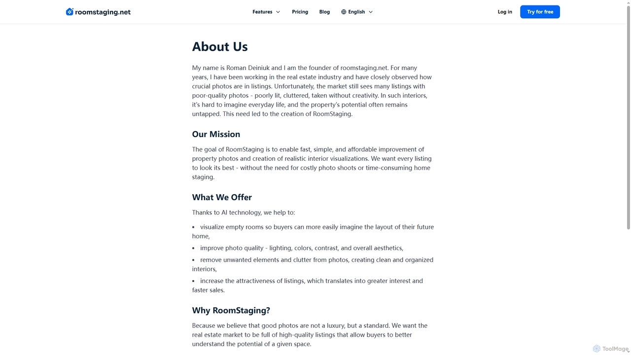 About Us | RoomStaging for RoomStaging