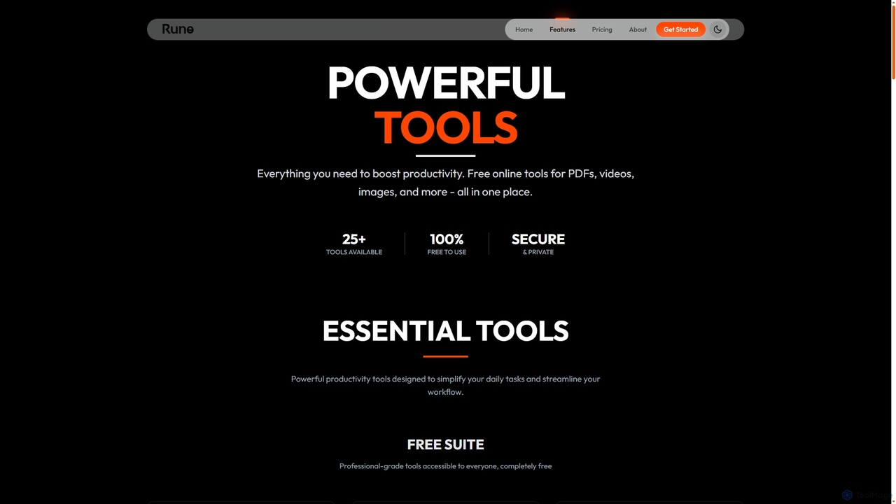 Rune - Free Online Tools for PDF, Images, Text & More for Rune