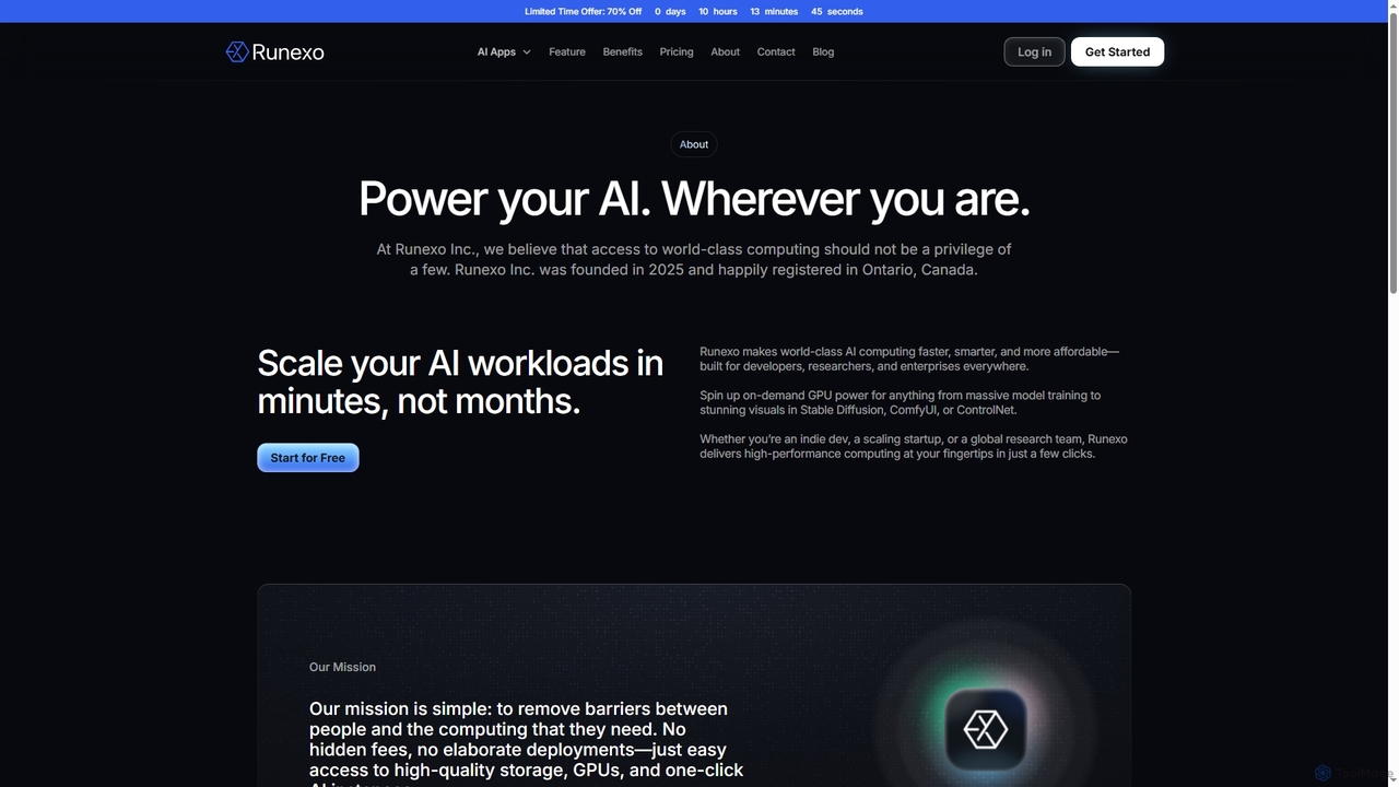 About Runexo - Simplifying AI Infrastructure for Everyone - Runexo for Runexo