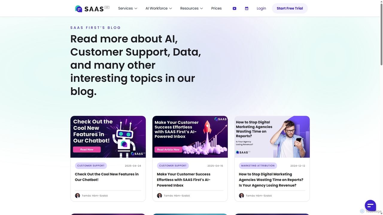 SAAS First's Blog - SAAS First for SAAS First