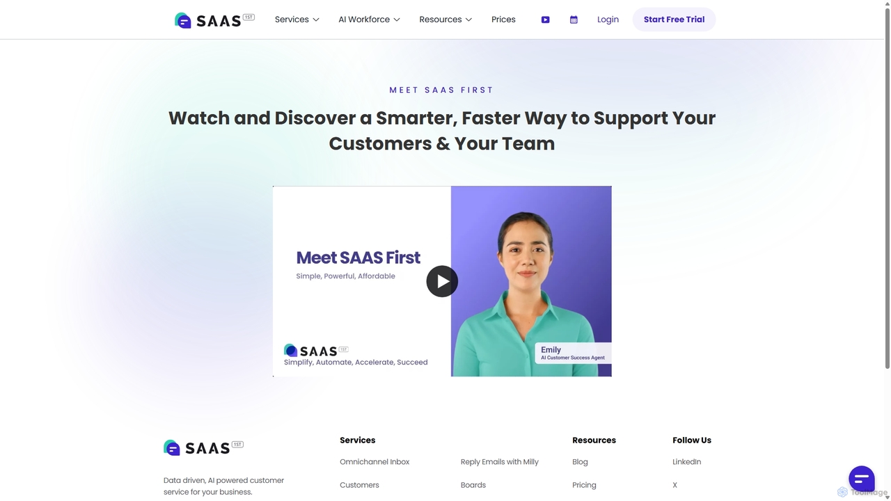 Watch Our Demo - SAAS First for SAAS First