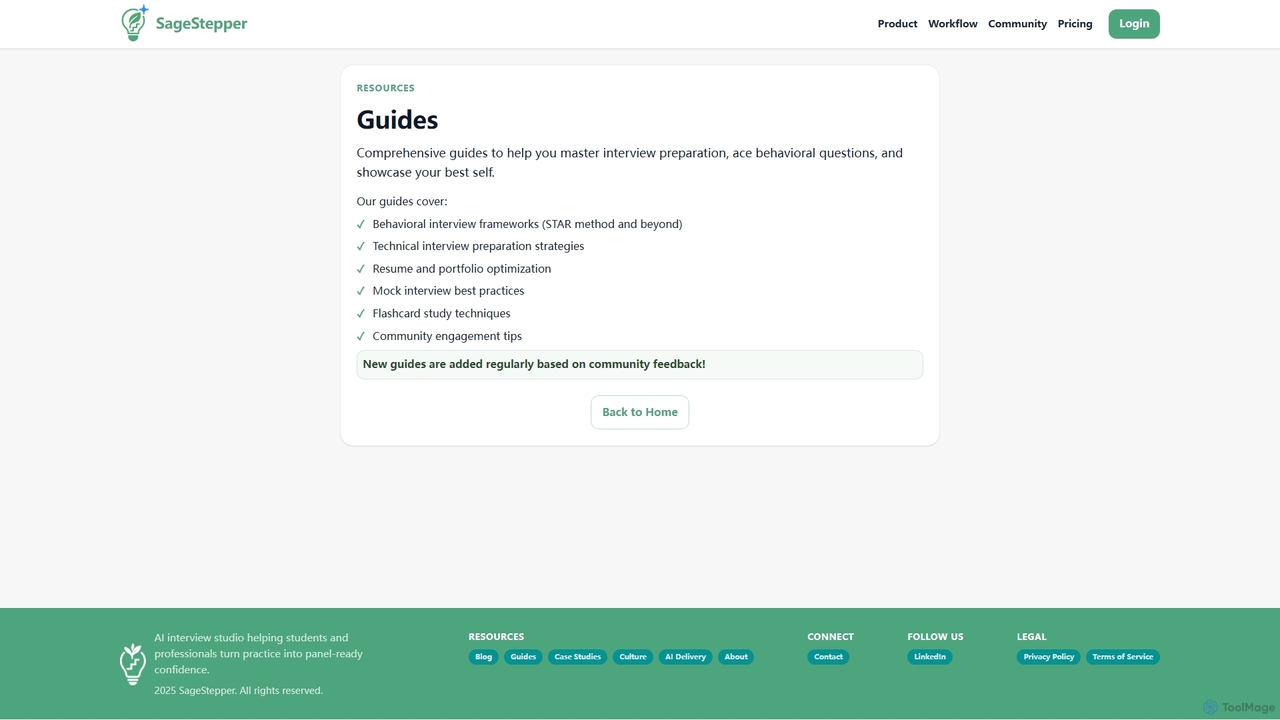 Sagestepper for Sagestepper