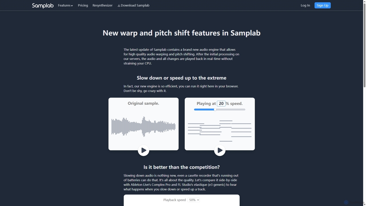 Warp | Samplab for Samplab