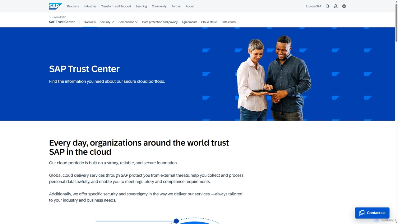 SAP Trust Center | Security, Privacy, Cloud Status & More for SAP
