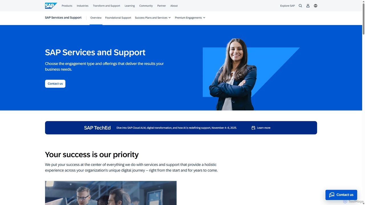 SAP Services and Support for SAP