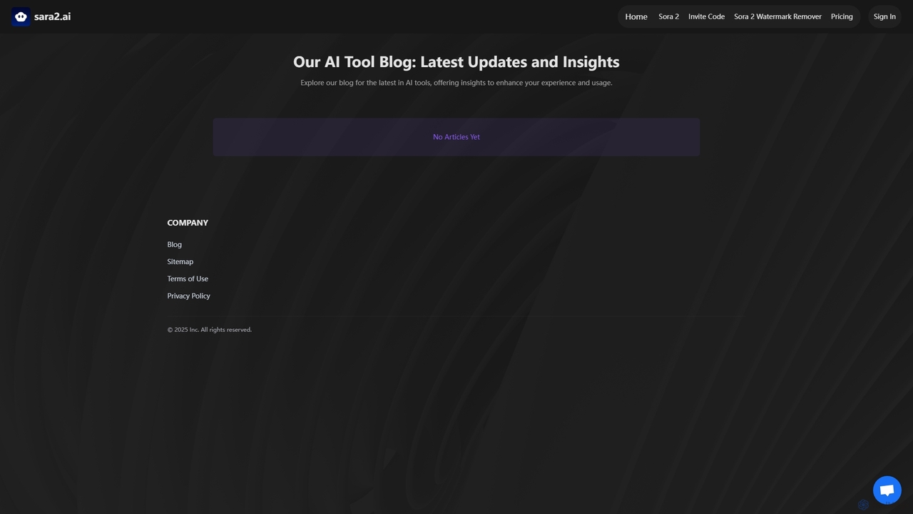 Our AI Tool Blog: Latest Updates and Insights for Sara2