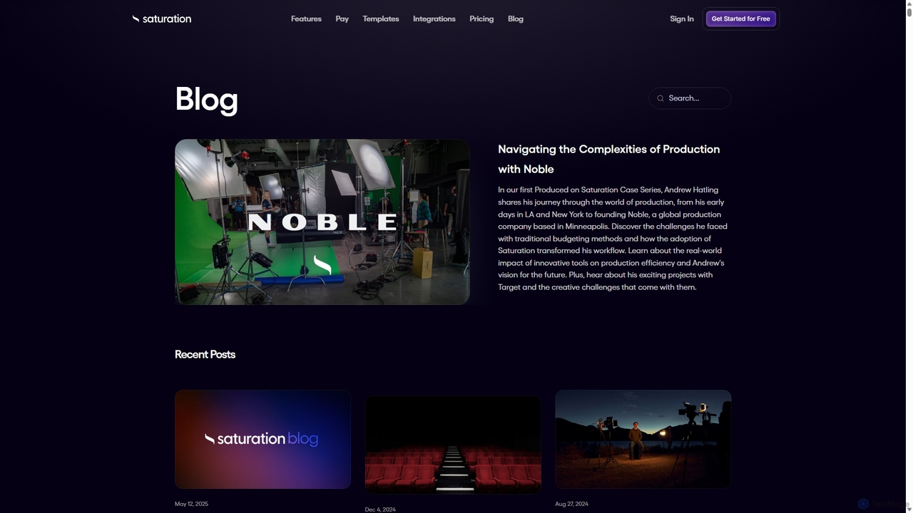 Mastering Filmmaking: Insider Tips, Free Budget Template for Saturation.io