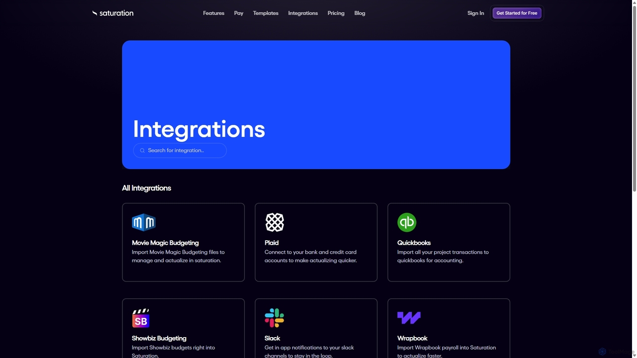 Saturation.io Integrations for Saturation.io