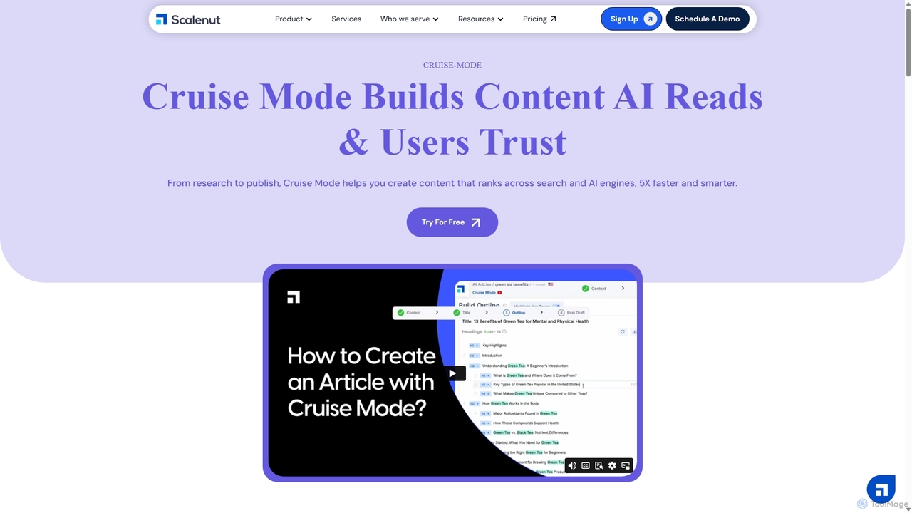 Get Your First Draft in Minutes with Scalenut CruiseMode for Scalenut