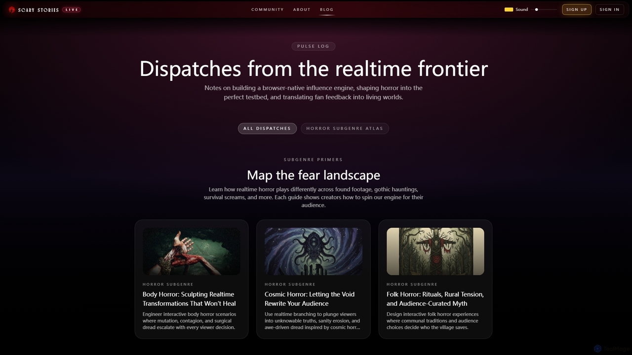 Blog for Scarystories