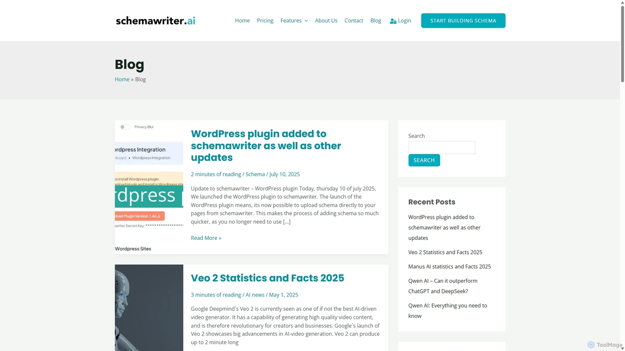 Blog – schemawriter.ai for Schemawriter.ai