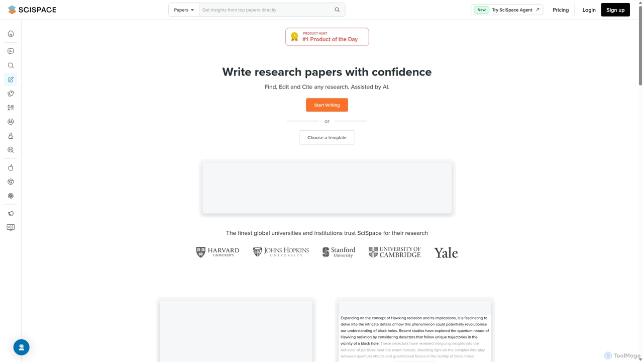 AI Writer Tool & Content Generator | Trusted by 1M+ Researchers for SciSpace