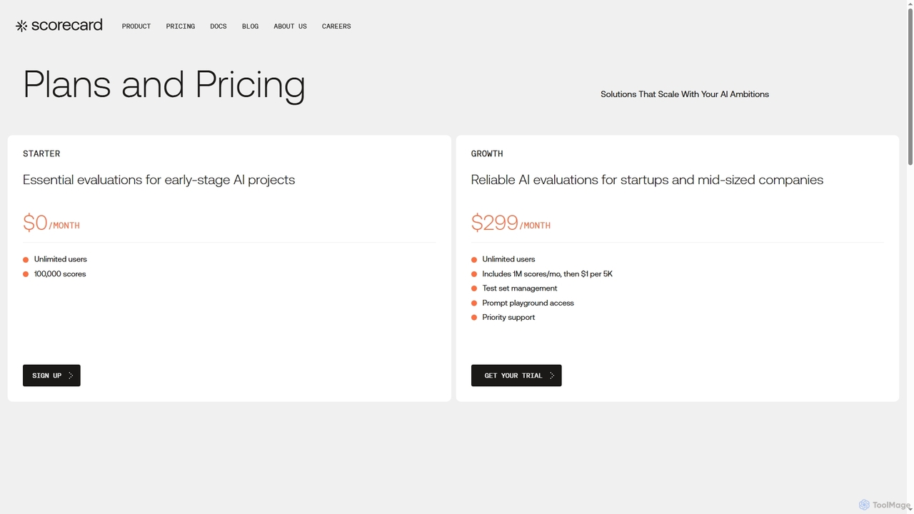Pricing | Scorecard for Scorecard