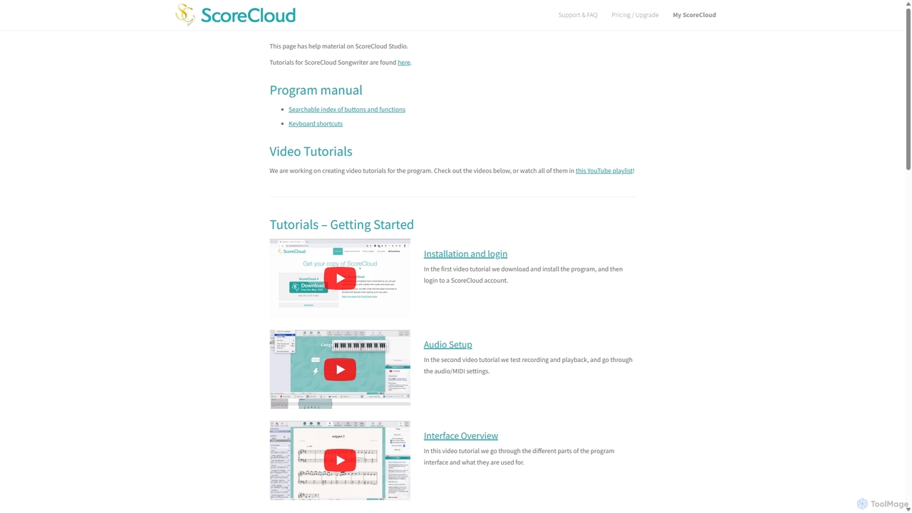 ScoreCloud Studio Manual - ScoreCloud for ScoreCloud