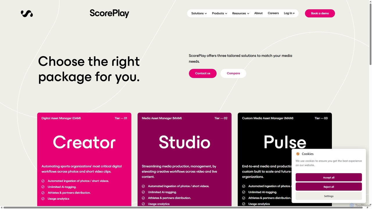 Packages | ScorePlay for ScorePlay