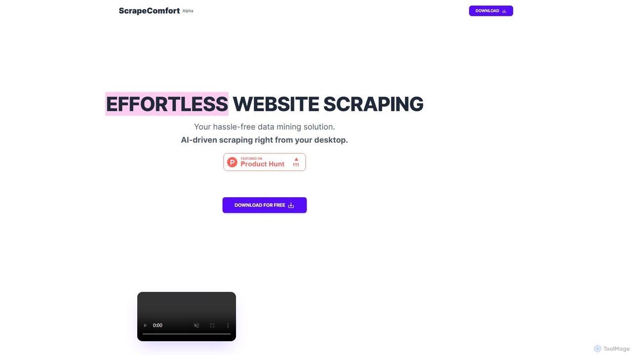 ScrapeComfort