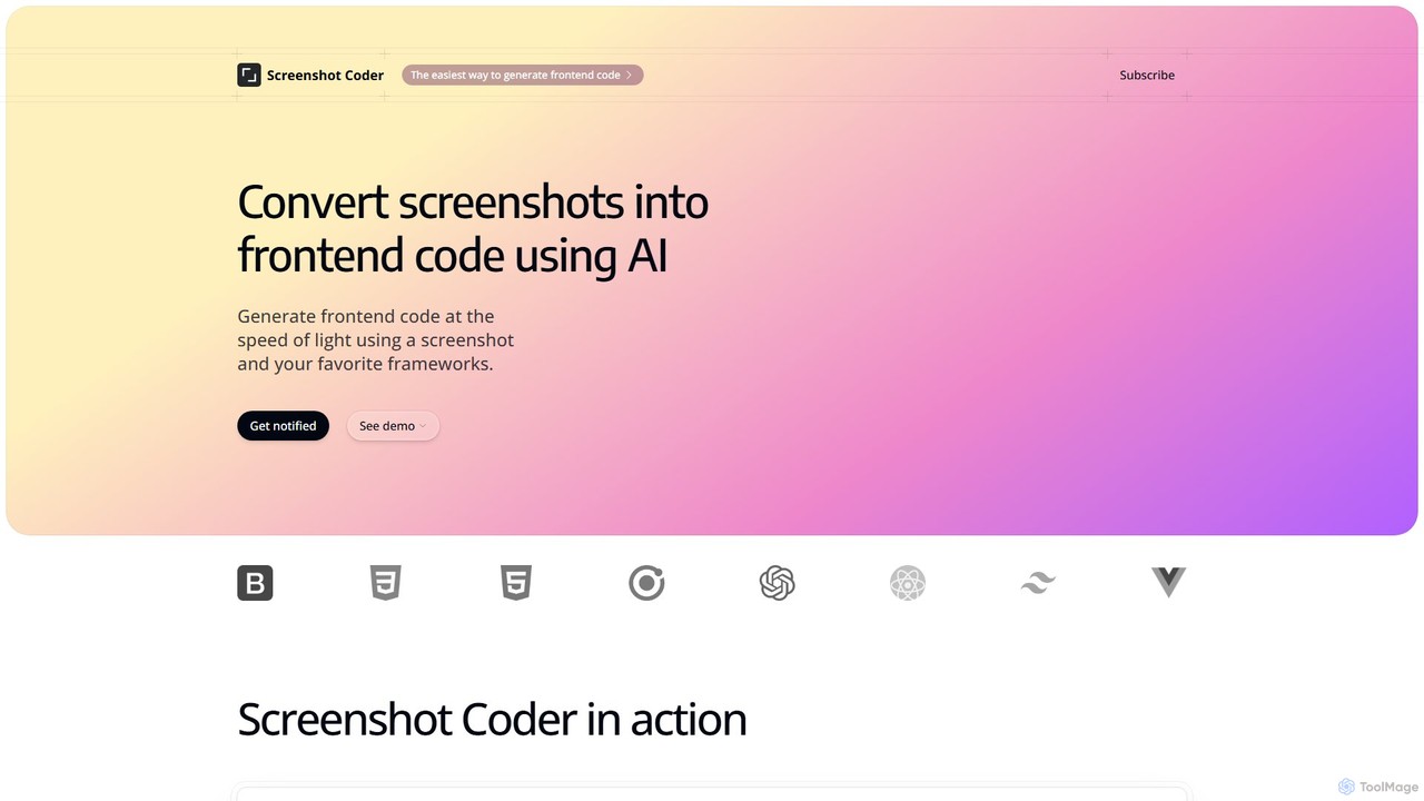 Screenshot Coder