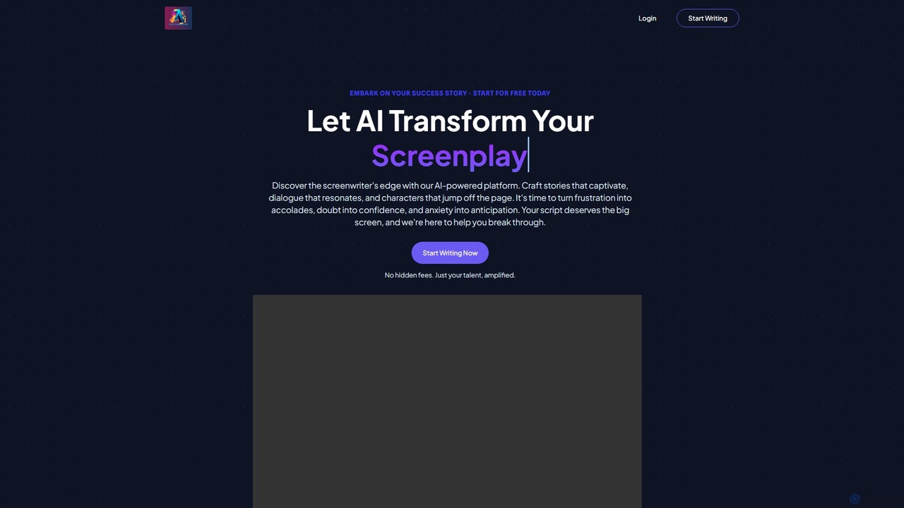 Screenwriting AI