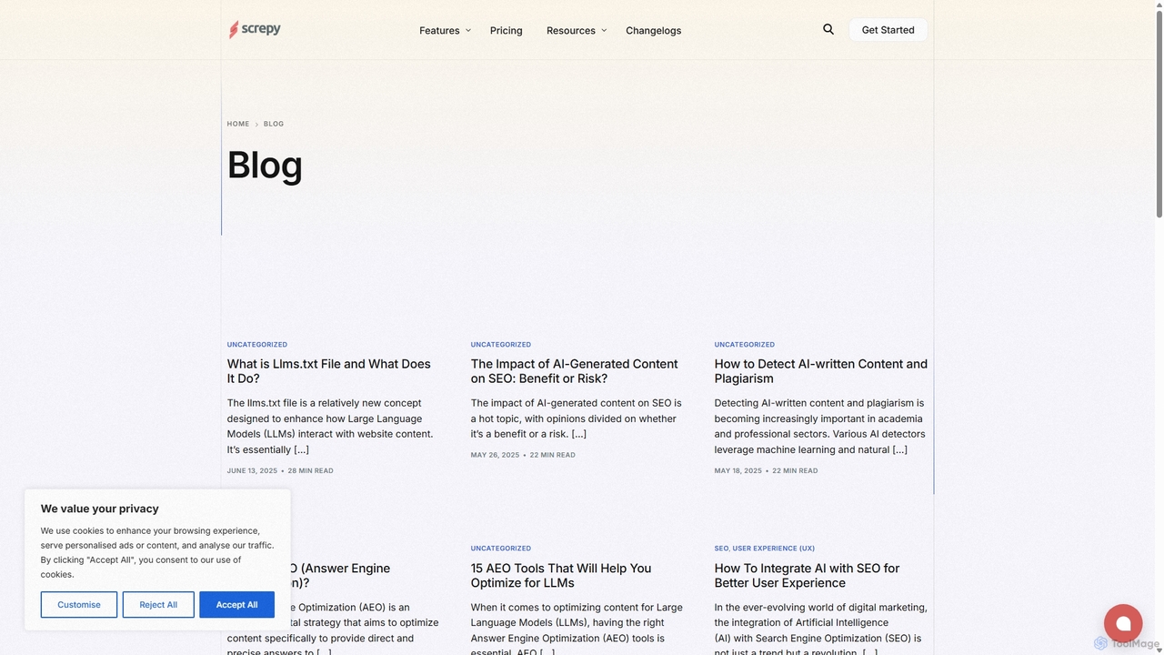 Blog - Screpy for Screpy