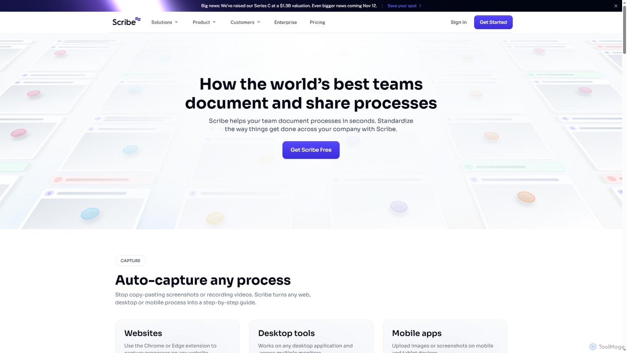 Scribe Features for Scribe