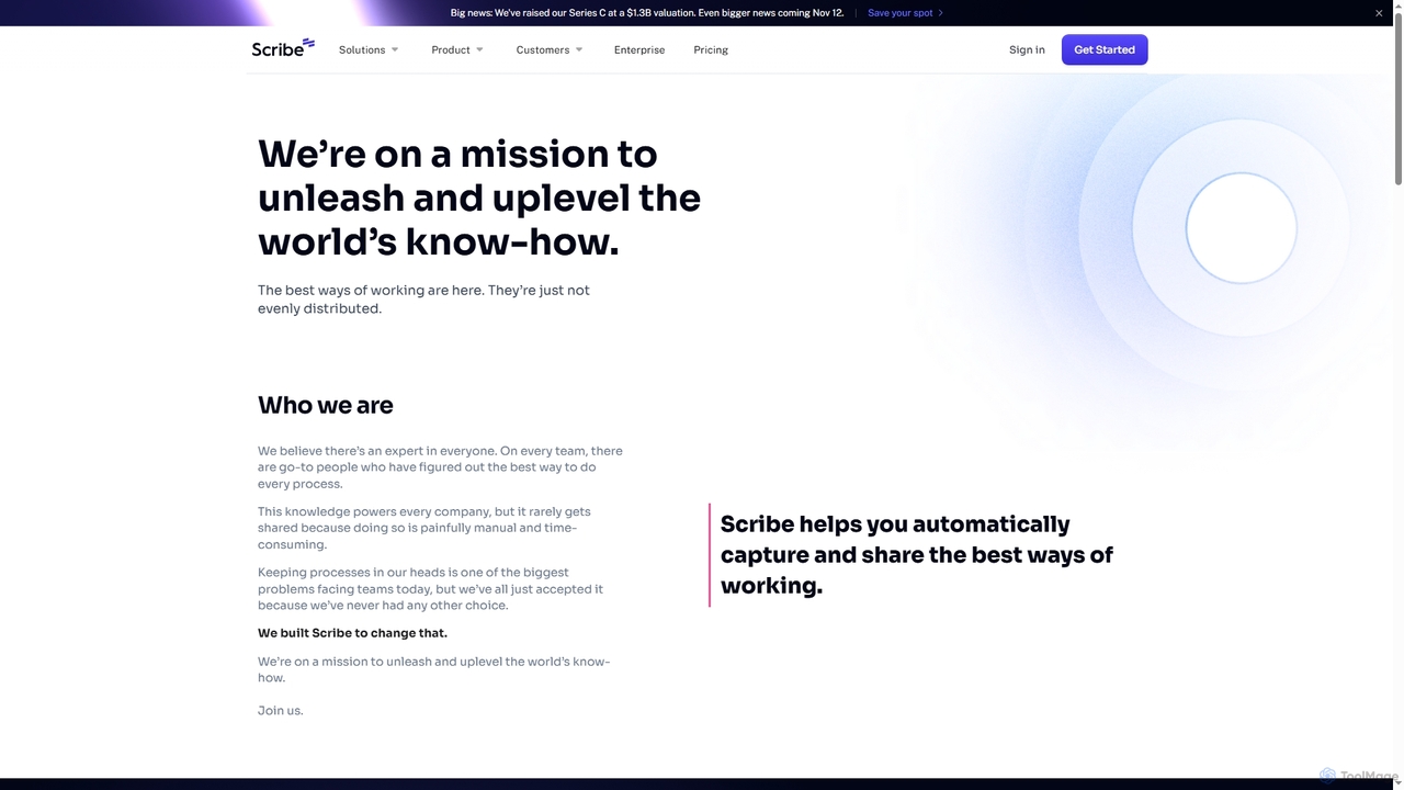 About — Scribe for Scribe