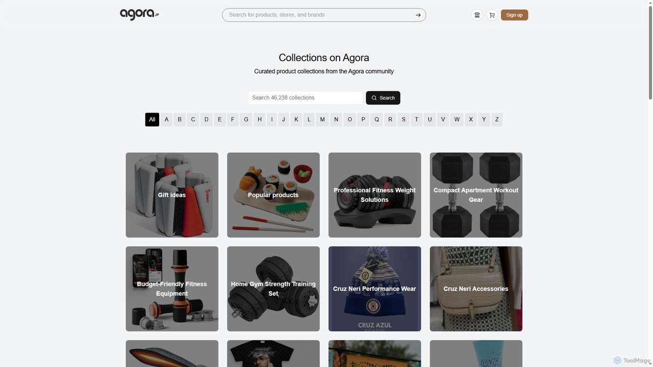 Agora collections for Searchagora