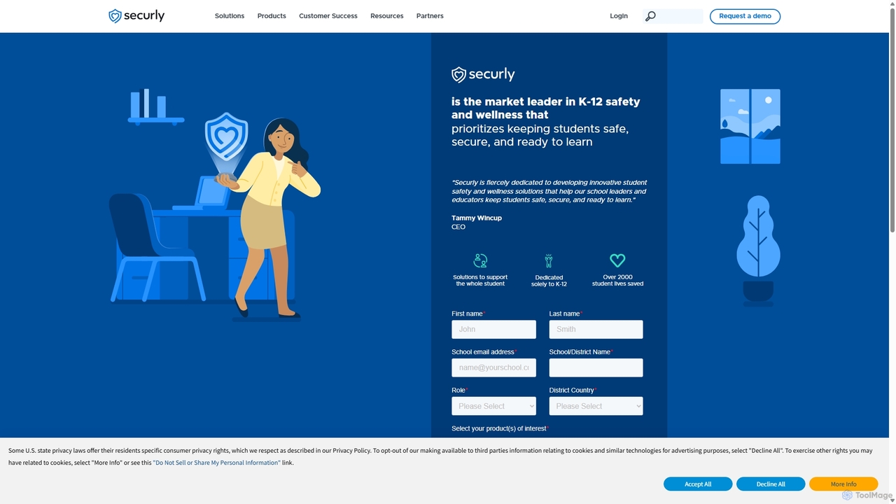 Get the best tools for your school. Demo our solutions today for Securly